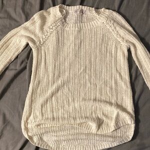 Pink Republic Women's Ivory Knit Sweater